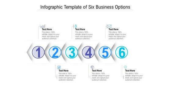 Infographic Template Of Six Business Options Ppt PowerPoint Presentation Layouts Ideas