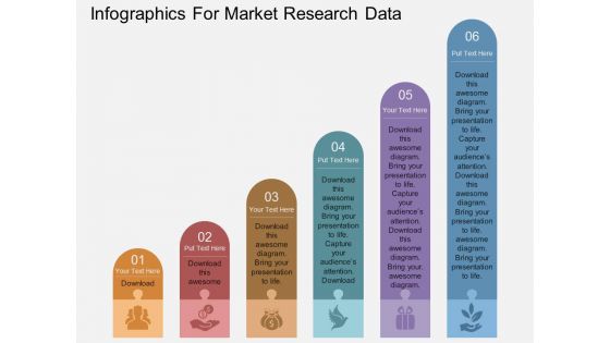 Infographics For Market Research Data Powerpoint Template