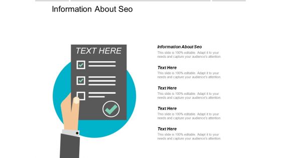 Information About Seo Ppt PowerPoint Presentation Outline Pictures Cpb