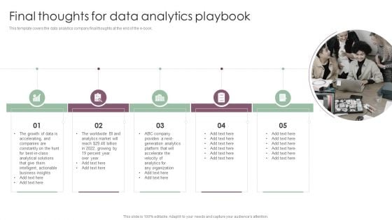 Information Analysis And BI Playbook Final Thoughts For Data Analytics Playbook Designs PDF Information Analysis And BI Playbook Final Thoughts For Data Analytics Playbook Designs PDF