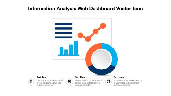 Information Analysis Web Dashboard Vector Icon Ppt PowerPoint Presentation File Model PDF