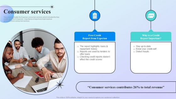 Information Analytics Company Outline Consumer Services Themes PDF