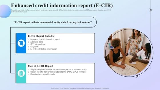 Information Analytics Company Outline Enhanced Credit Information Report Ecir Sample PDF