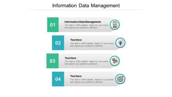 Information Data Management Ppt PowerPoint Presentation Ideas Example File Cpb