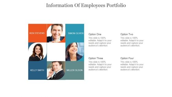 Information Employees Portfolio Ppt PowerPoint Presentation Portfolio