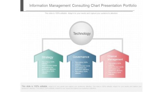 Information Management Consulting Chart Presentation Portfolio