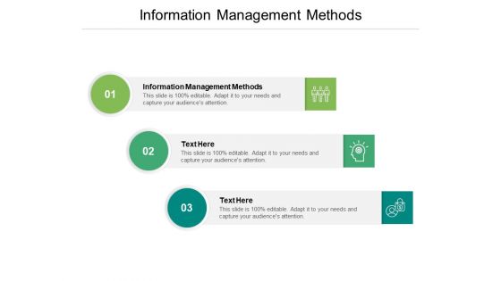 Information Management Methods Ppt PowerPoint Presentation File Microsoft Cpb Information Management Methods Ppt PowerPoint Presentation File Microsoft Cpb