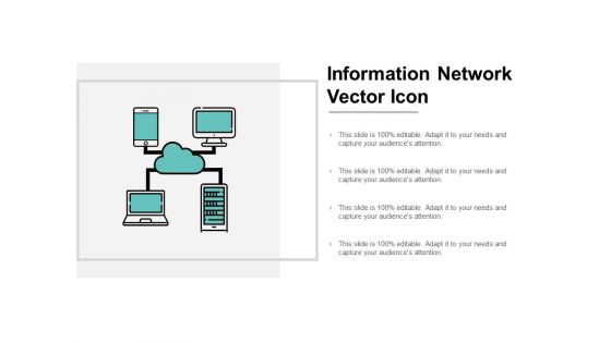 Information Network Vector Icon Ppt PowerPoint Presentation Model Shapes