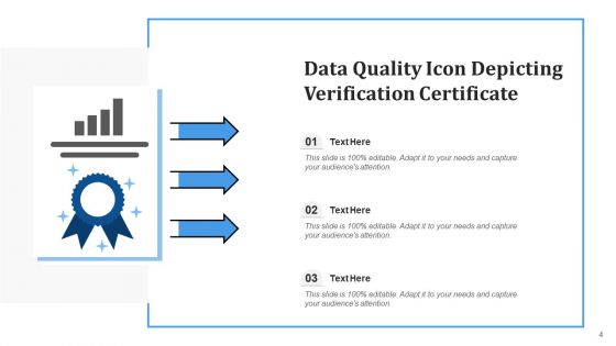 Information Quality Icon Security Warranty Ppt PowerPoint Presentation Complete Deck With Slides