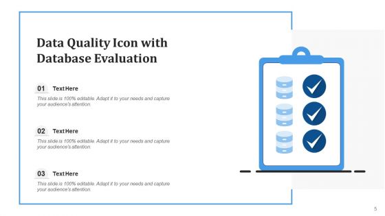 Information Quality Icon Security Warranty Ppt PowerPoint Presentation Complete Deck With Slides