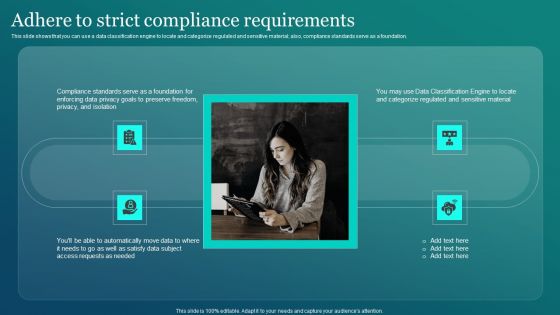 Information Security Adhere To Strict Compliance Requirements Diagrams PDF Information Security Adhere To Strict Compliance Requirements Diagrams PDF