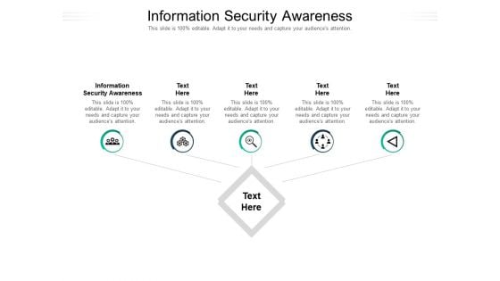 Information Security Awareness Ppt PowerPoint Presentation Infographics Sample Cpb Pdf