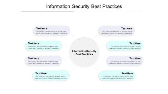 Information Security Best Practices Ppt PowerPoint Presentation Show Elements Cpb