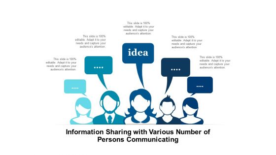 Information Sharing With Various Number Of Persons Communicating Ppt PowerPoint Presentation Show Gridlines PDF