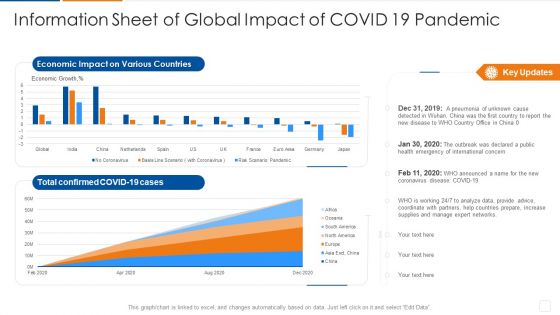 Information Sheet Of Global Impact Of Covid 19 Pandemic Designs PDF