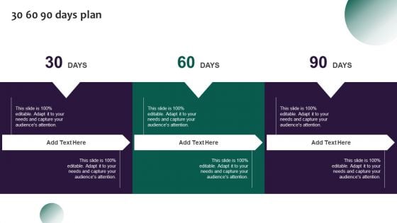 Information Systems Security And Risk Management Plan 30 60 90 Days Plan Information PDF