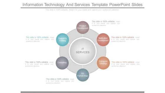 Information Technology And Services Template Powerpoint Slides