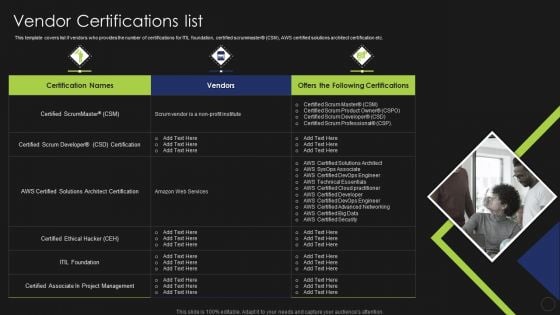 Information Technology Certifications Advantages Vendor Certifications List Graphics PDF Information Technology Certifications Advantages Vendor Certifications List Graphics PDF