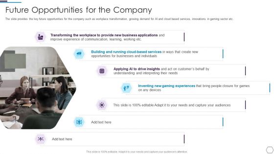Information Technology Firm Report Example Future Opportunities For The Company Information PDF Information Technology Firm Report Example Future Opportunities For The Company Information PDF