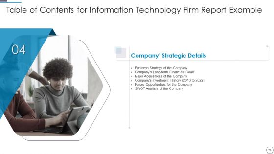 Information Technology Firm Report Example Ppt PowerPoint Presentation Complete Deck With Slides