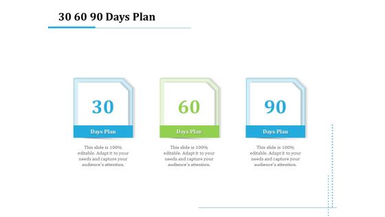 Information Technology Functions Management 30 60 90 Days Plan Ppt Inspiration Tips PDF