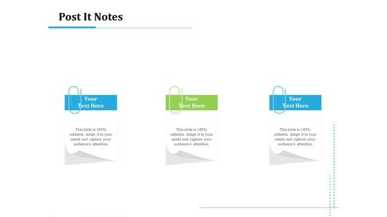 Information Technology Functions Management Post It Notes Ppt Infographic Template Introduction PDF