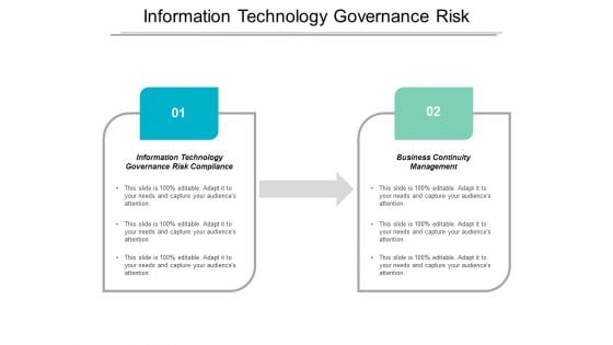 Information Technology Governance Risk Compliance Business Continuity Management Ppt PowerPoint Presentation Portfolio Themes