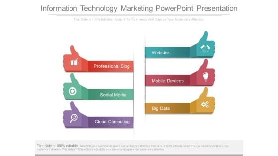 Information Technology Marketing Powerpoint Presentation