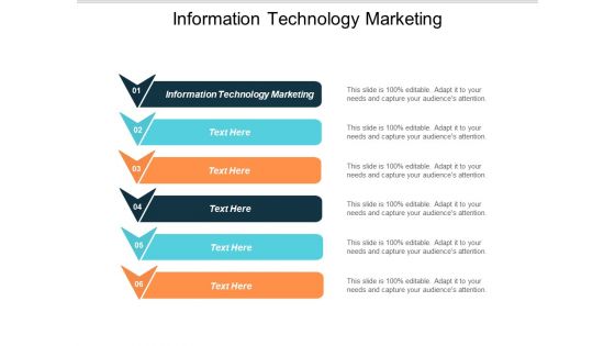 Information Technology Marketing Ppt PowerPoint Presentation Portfolio Inspiration Cpb