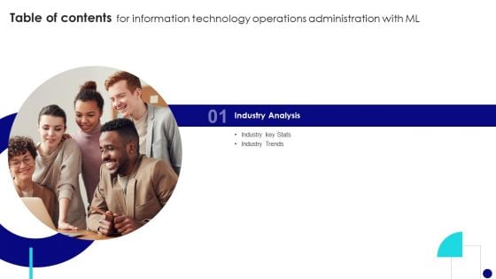 Information Technology Operations Administration With ML Table Of Contents Microsoft PDF