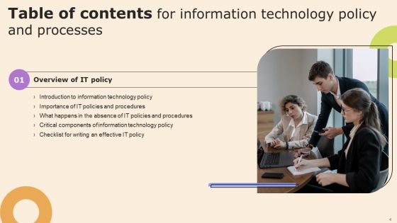 Information Technology Policy And Processes Ppt PowerPoint Presentation Complete Deck With Slides