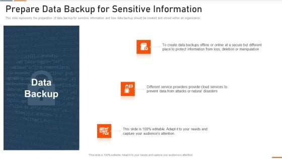 Information Technology Security Prepare Data Backup Ppt Layouts Slides PDF