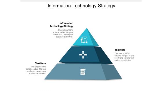 Information Technology Strategy Ppt PowerPoint Presentation Portfolio Deck Cpb
