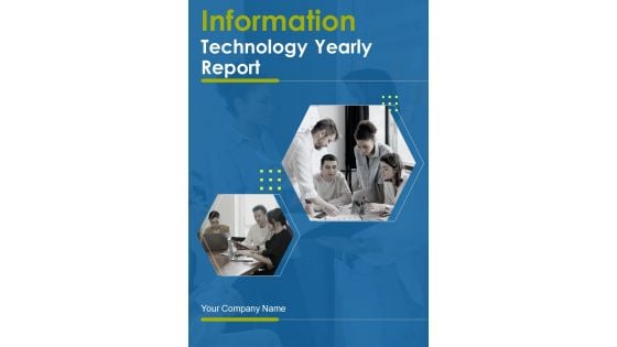 Information Technology Yearly Report One Pager Documents