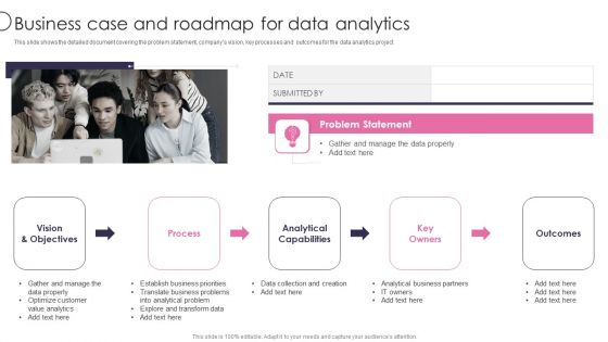 Information Transformation Process Toolkit Business Case And Roadmap For Data Analytics Ideas PDF