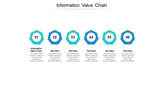 Information Value Chain Ppt PowerPoint Presentation Summary Design Inspiration Cpb