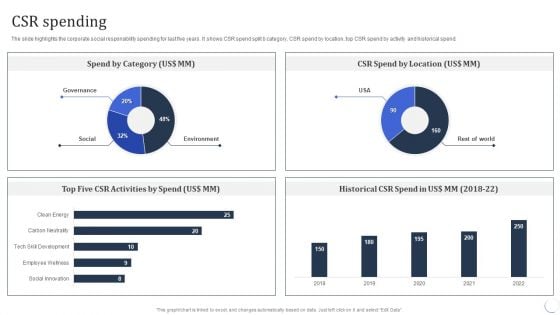 Infotech Solutions Research And Development Company Summary CSR Spending Structure PDF