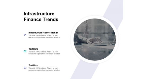 Infrastructure Finance Trends Ppt PowerPoint Presentation Layouts Portfolio Cpb