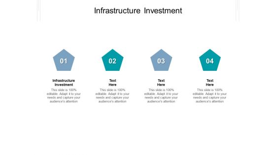 Infrastructure Investment Ppt PowerPoint Presentation Layouts Visual Aids Cpb Pdf