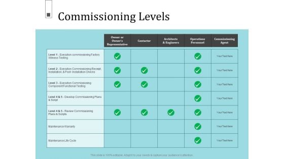 Infrastructure Project Management In Construction Commissioning Levels Designs PDF