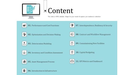 Infrastructure Project Management In Construction Content Mockup PDF Infrastructure Project Management In Construction Content Mockup PDF