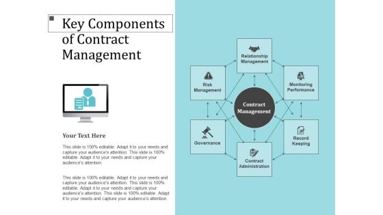 Infrastructure Project Management In Construction Key Components Of Contract Management Designs PDF