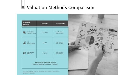 Infrastructure Project Management In Construction Valuation Methods Comparison Diagrams PDF