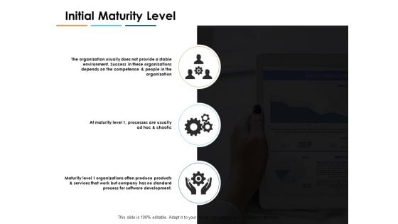 Initial Maturity Level Ppt PowerPoint Presentation Ideas Design Templates