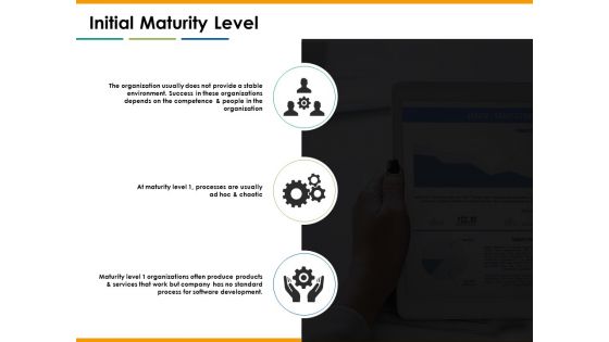 Initial Maturity Level Ppt PowerPoint Presentation Slides Outline