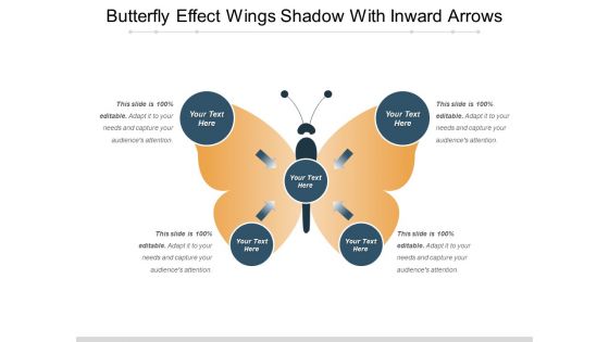 Innovation Butterfly With Inward Arrows Ppt PowerPoint Presentation Gallery Themes PDF