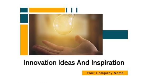 Innovation Ideas And Inspiration Sales Growth Ppt PowerPoint Presentation Complete Deck