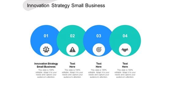 Innovation Strategy Small Business Ppt PowerPoint Presentation Professional Images Cpb