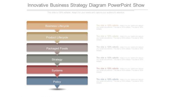 Innovative Business Strategy Diagram Powerpoint Show