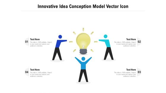 Innovative Idea Conception Model Vector Icon Ppt PowerPoint Presentation File Influencers PDF